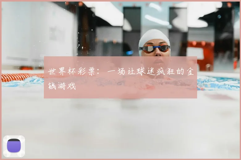 世界杯彩票:一场让球迷疯狂的金钱游戏